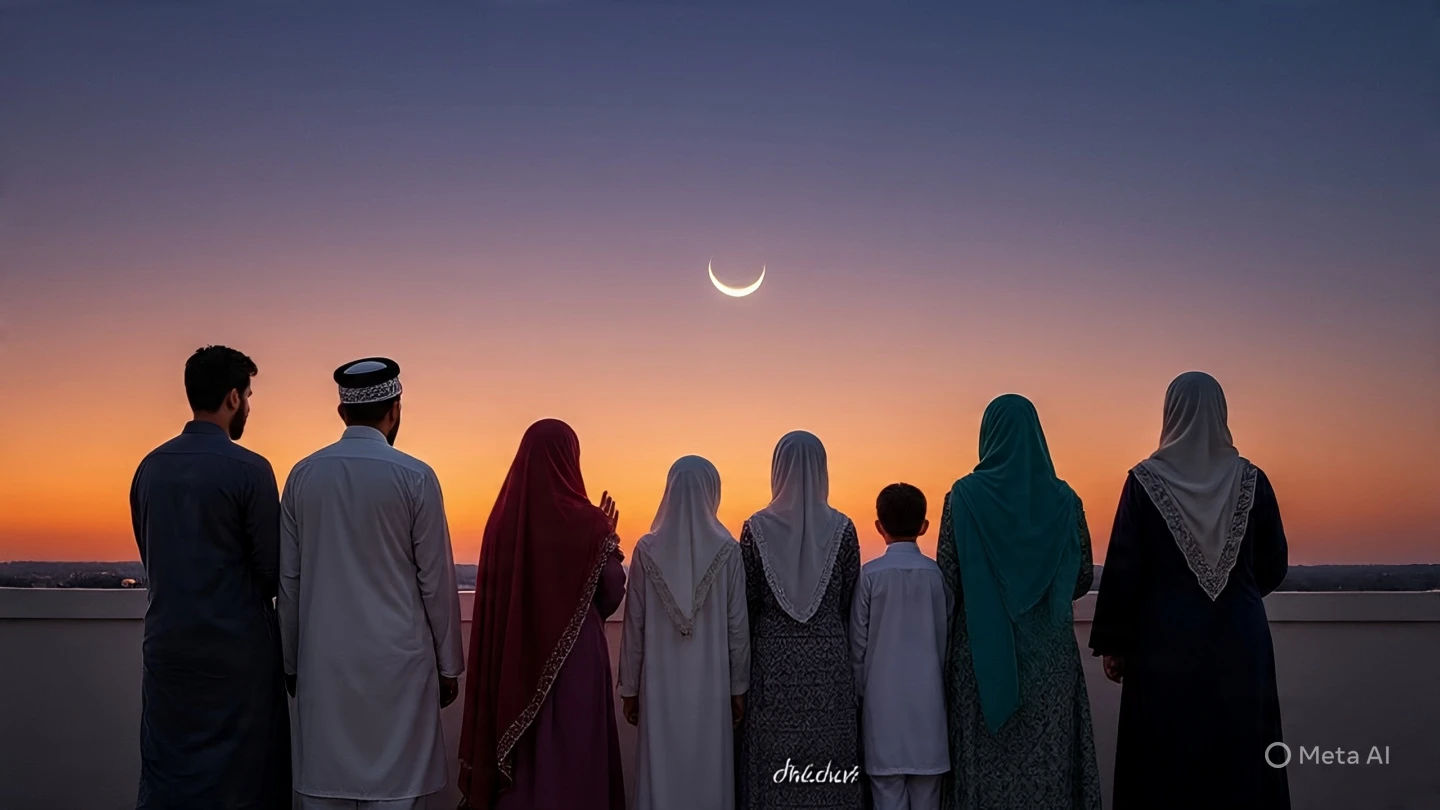 Eid Ka Chand Dekhne Ki Dua