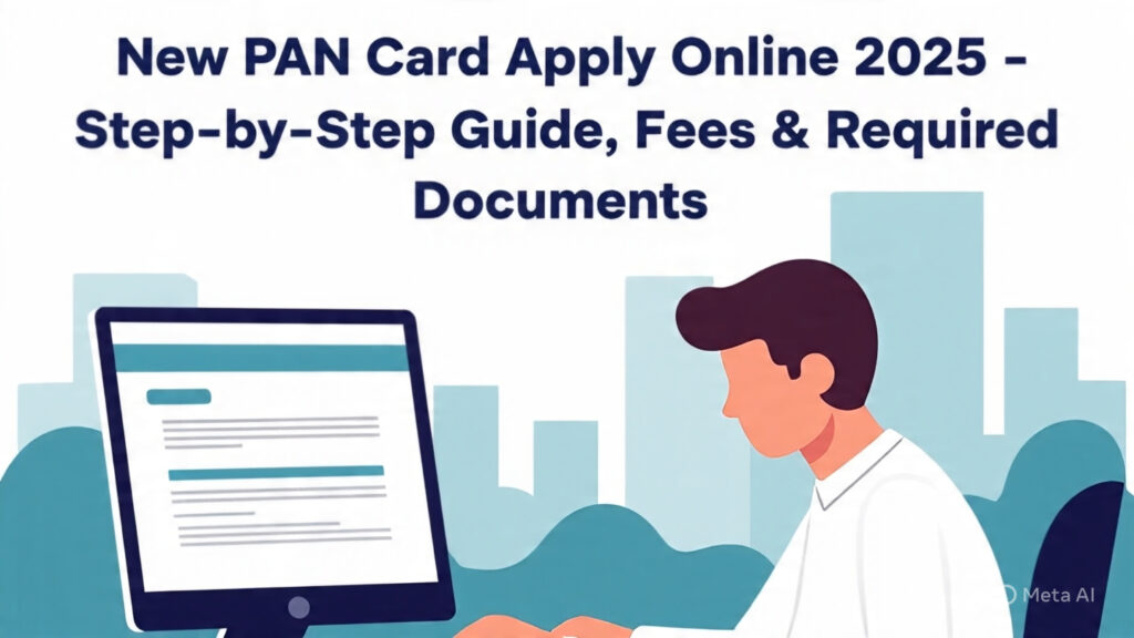 New PAN Card Apply Online 2025